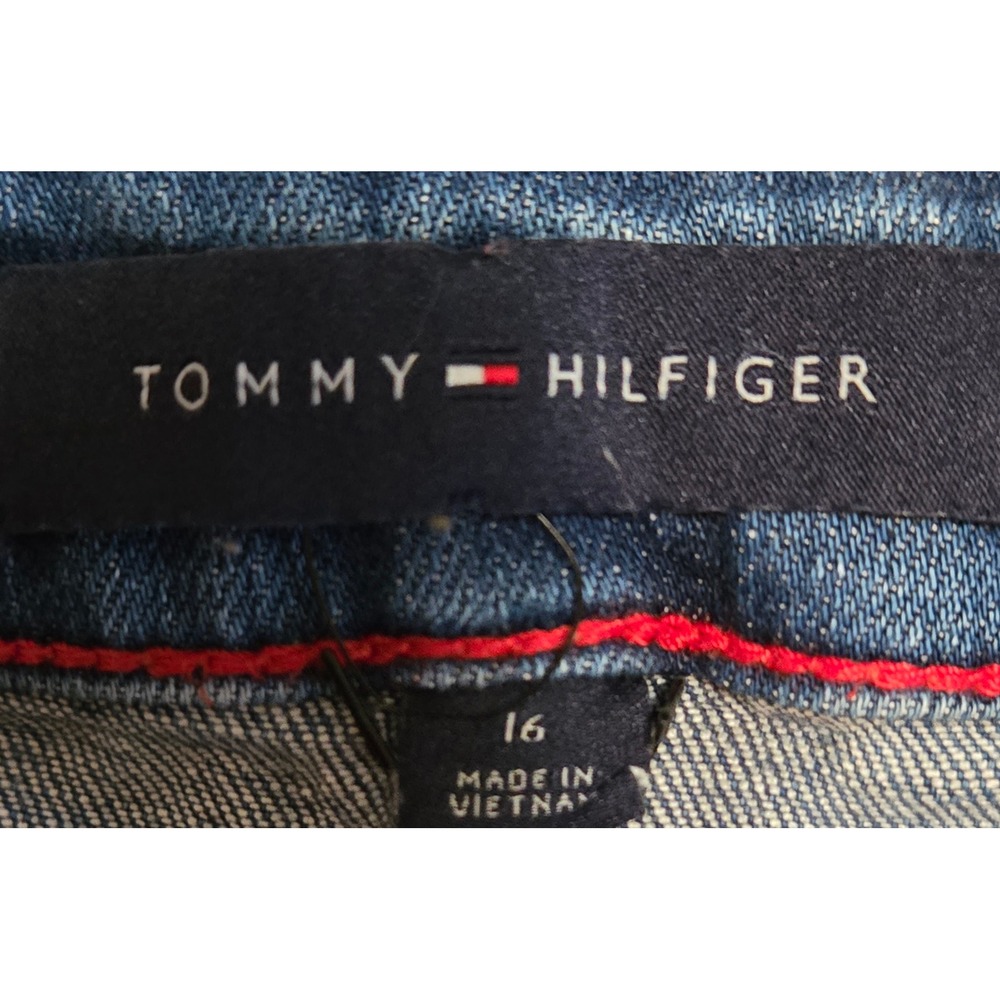 Tommy Hilfiger Classic Tribeca Straight Leg Jeans Blue Denim Women's Size 16 - Picture 6 of 9